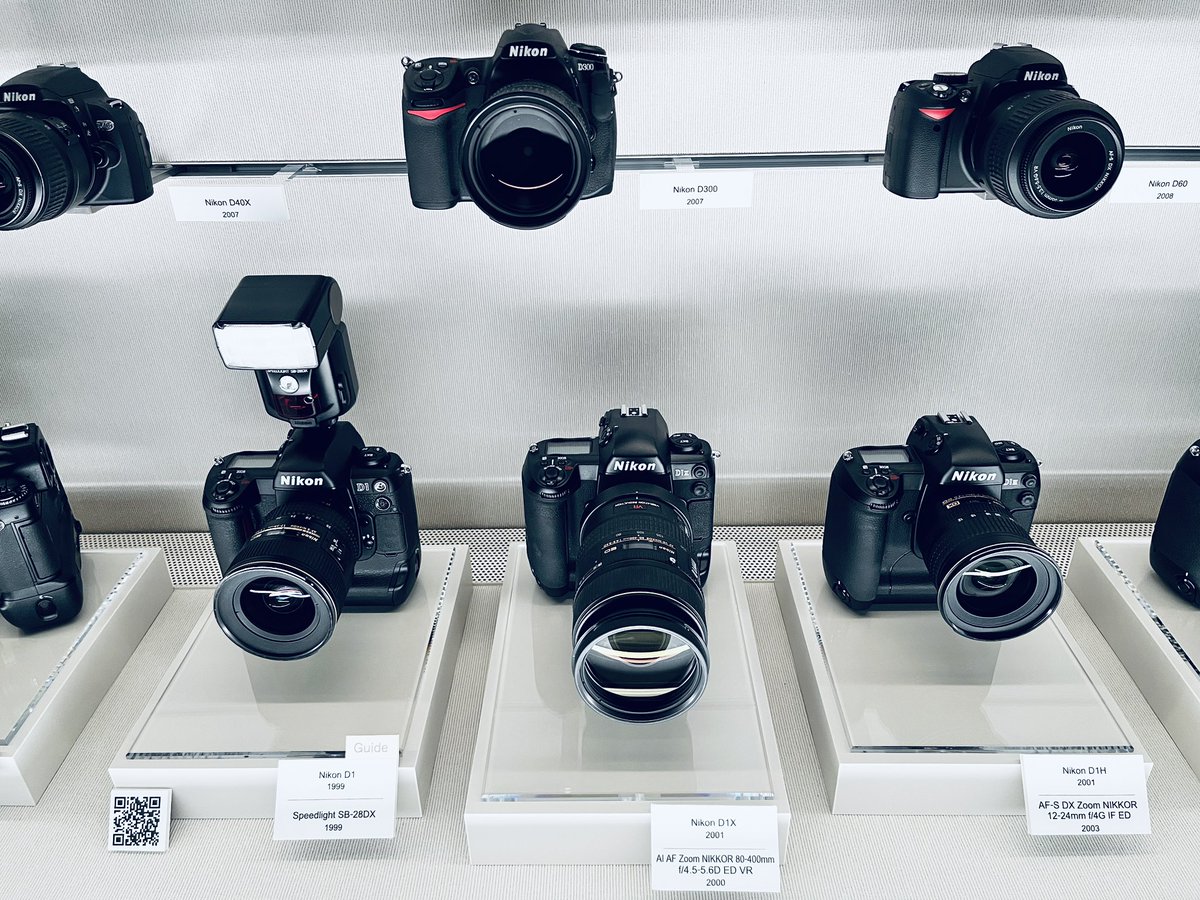 STTraveler's tweet photo. Nikon cameras used in the past 🙋🏻♀️
#D100
#D1X
#D2X
#D70
#D300s
Couldn’t find #D610 📷
#ニコン
#ニコンミュージアム
#NikonMuseum https://t.co/itxDLZvqiT