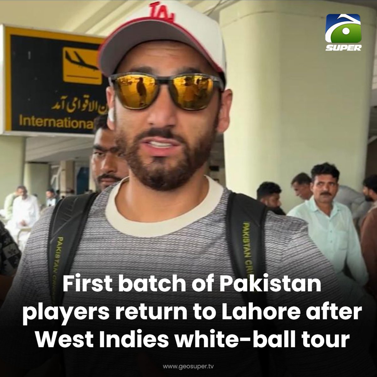 geosupertv's tweet image. Pakistan players back home! 🇵🇰🏏

Read More: tinyurl.com/23pekrmo

#WIvPAK #pakistancricket #PCB