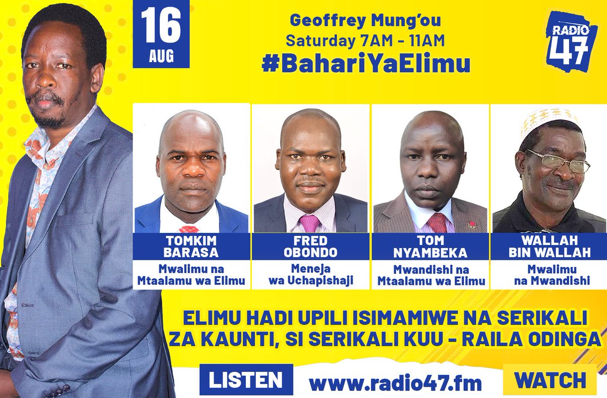 Fred_Obondo's tweet photo. Mjadala mpevu kesho!@Radio47Kenya1 https://t.co/3qPgoH5Odx
