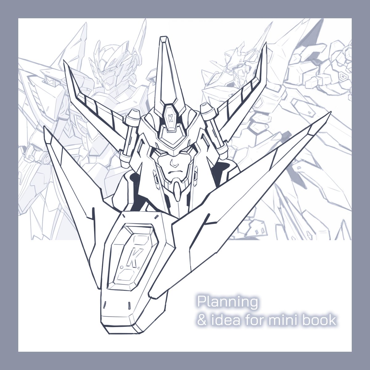 Hi guys, I'm planning an OC robot doujin as a CG artbook. Right now I have some idea in mind.🤔

1. SRW-style artbook showcasing Real/Super types 
2. Concept art book with a clear conceptual theme.
3. CG artbook.

สวัสดีครับทุกคน ผมกำลังวางแผนทำโดจินหุ่นยนต์ OC ในรูปแบบสมุดภาพ CG