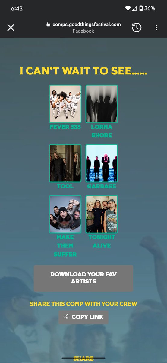 trupeter's tweet photo. @GoodThingsFest 
So keen to see @fever333 coming back to Australia! https://t.co/kO7sgRKSTd