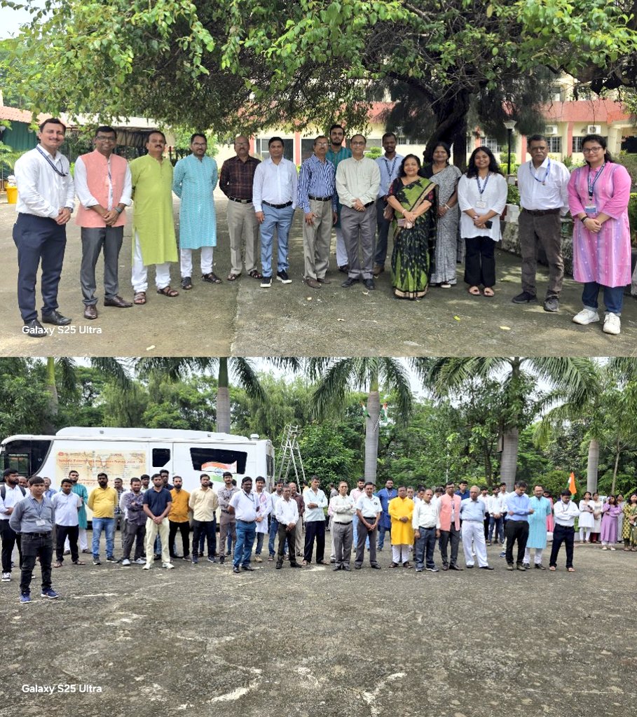 ICMR-NIRTH (@nirth_jabalpur) on Twitter photo <a href="/NIRTH_Jabalpur/">ICMR-NIRTH</a> celebrates the 79th Independence Day. The event began with flag hoisting by Dr. K.B. Saha, Scientist-G, followed by the National Anthem. Scientists, staff, and students joined with the patriotic spirit.
#NayaBharat
#IndependenceDay2025
#ViksitBharat <a href="/NIRTH_Jabalpur/">ICMR-NIRTH</a> celebrates the 79th Independence Day. The event began with flag hoisting by Dr. K.B. Saha, Scientist-G, followed by the National Anthem. Scientists, staff, and students joined with the patriotic spirit.
#NayaBharat
#IndependenceDay2025
#ViksitBharat