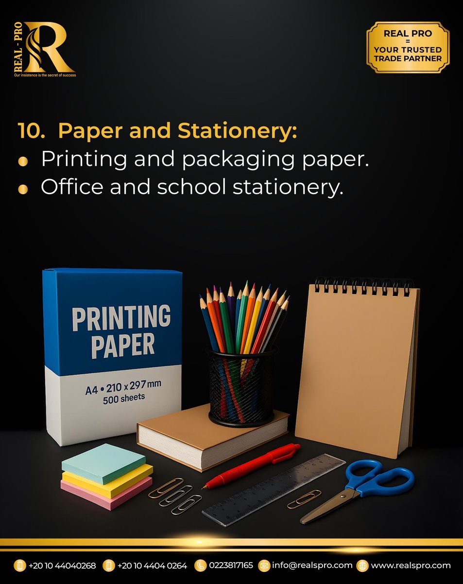 REALPRO31287's tweet photo. Not sure what to import? Real Pro’s Import Card covers key industries 🛳️⚡ Plus a customs broker delivering straight to your factory.
📞 +20 104 404 0264 | 🌐 https://t.co/NELidinZ3U
#ImportCard #SafeImport https://t.co/zMKyIVYcT7