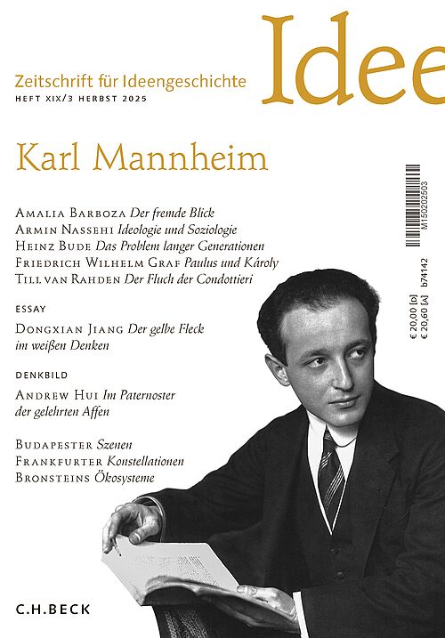 wiko_berlin's tweet photo. Der Herbst des freischwebenden Intellektuellen. Die Zeitschrift für #Ideengeschichte spürt einem soziologischen Aufklärer in ideologisch polarisierten Zeiten nach. #ZIG #karlmannheim @CHBeckLiteratur https://t.co/tB3LtKvMsO https://t.co/PLqaYXwpsk