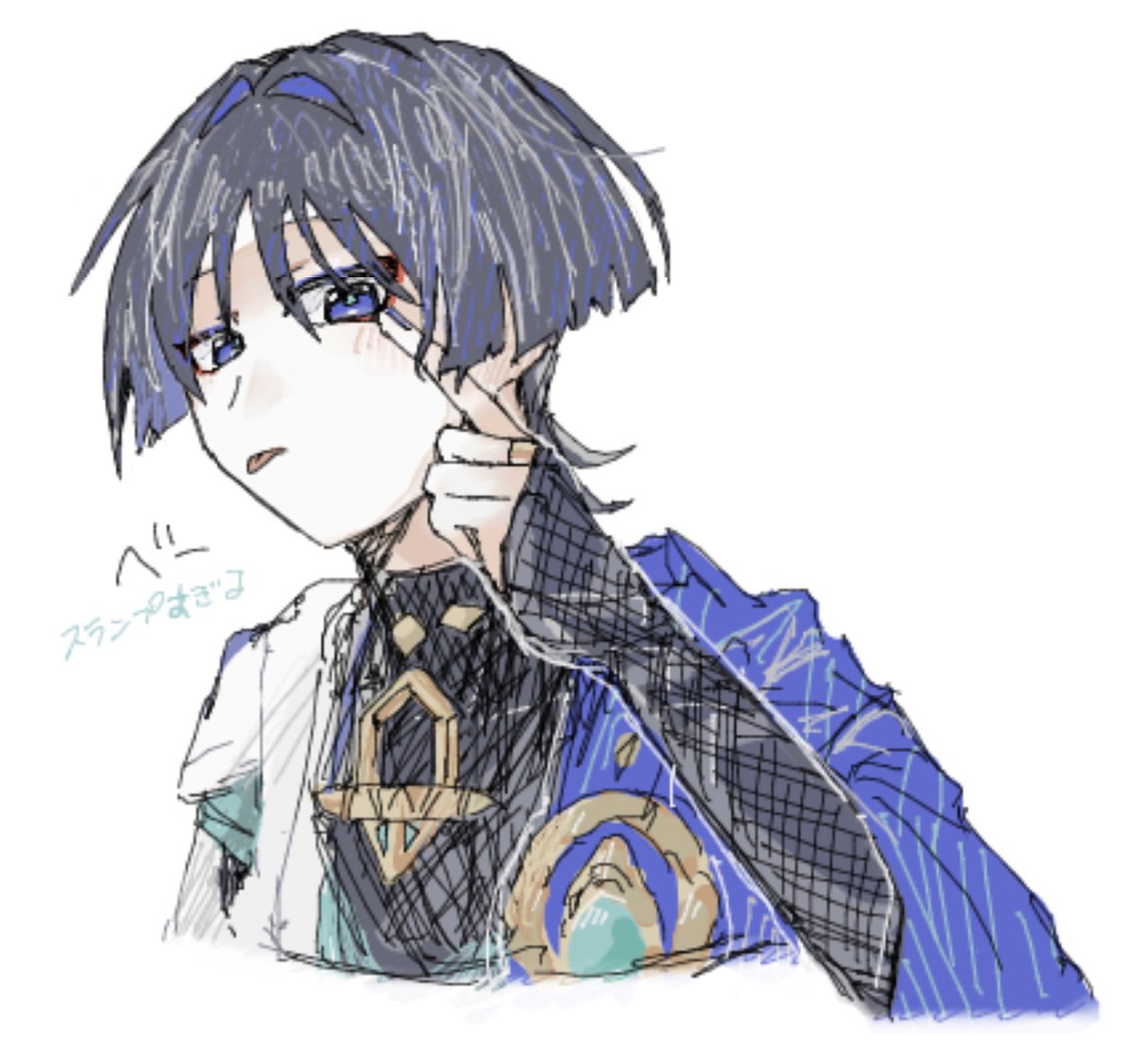 Peace_3939Ra's tweet photo. #黒兎の庭園　#放浪者　
このキャラのおかげで舌だし描けるようになった https://t.co/WJ5FBH9zMi