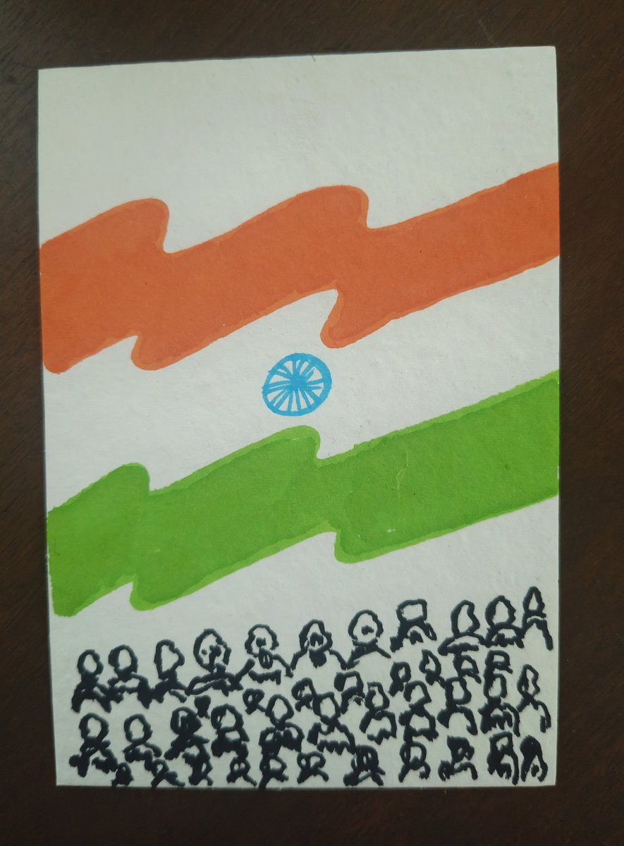 My fellow Indians. A very Happy Independence Day. Jai Hind!
#IndependenceDay
#IndependenceDay2025 #indian #India #drawing #art #sketch #colorsketch #colors
