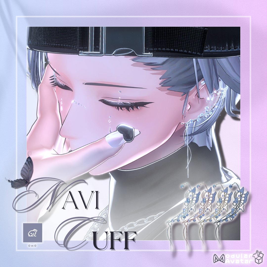 OmOvrc's tweet photo. 【MA対応】Navi Cuff【22アバター対応】ー 発売記念sale中 ー 発売開始！✨

発売記念に抽選で1名様にFullsetプレゼント🎁
Boothの♡が100増える毎に当選者1名追加！

応募方法:@OmOvrc をフォロー+RP
締切:8/17(日) 23:59まで

🔗https://t.co/OLMBr31OzQ

#VRChat #OmO https://t.co/Owyviq4y3B