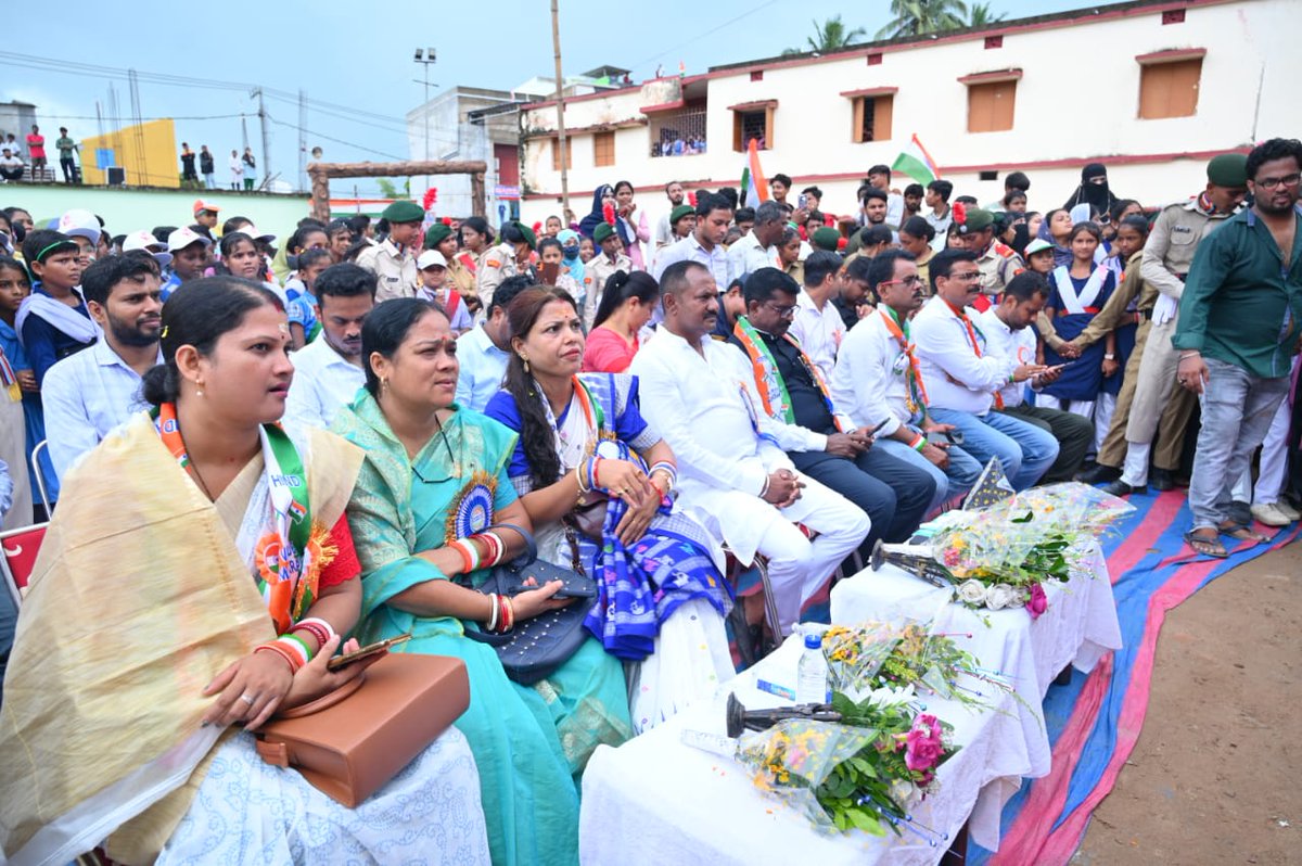 Flag hoisting ceremony on the eve of 79th independence Day at RN field and office premises under soro municipality.