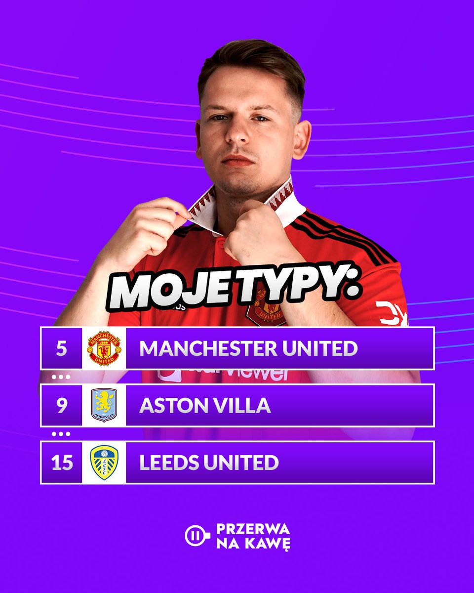 Festiwal odklejki czas start. United bardzo życzeniowo.

📲 Typowanie tabeli 👉 youtu.be/ERy58YuEQDA?si…