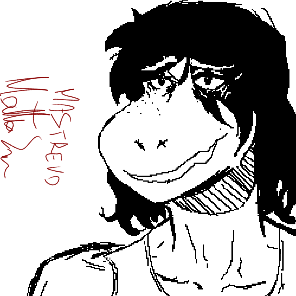 Mastrevo's tweet photo. Felt like doing this little susie sketch in pixel art. Really tried to make draw her as fairly buff, and yea she's wearing a wife beater.
#deltarune #deltaruneart #digitaldrawing #drawing #drawingsketch #sketch #deltarunechapter4 #rudebuster #pixelart https://t.co/C25M1uhaCe