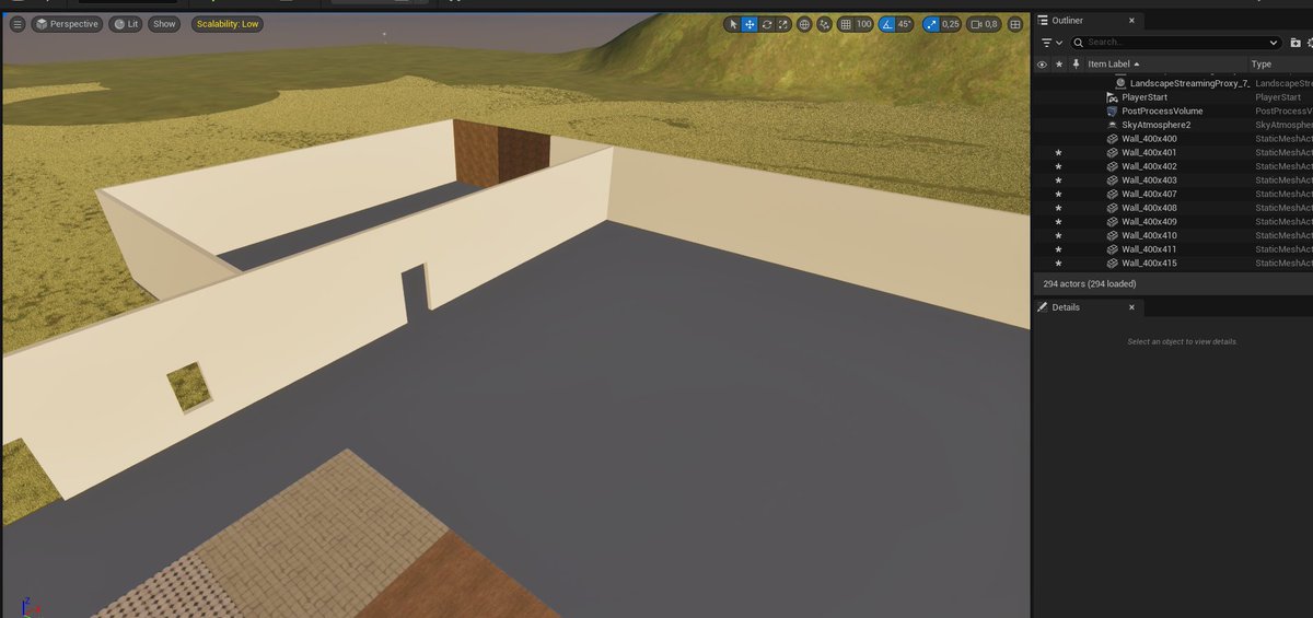 CodeCast0's tweet image. Is it me, or should I use blender to create the map instead of using the Unreal Engine?..