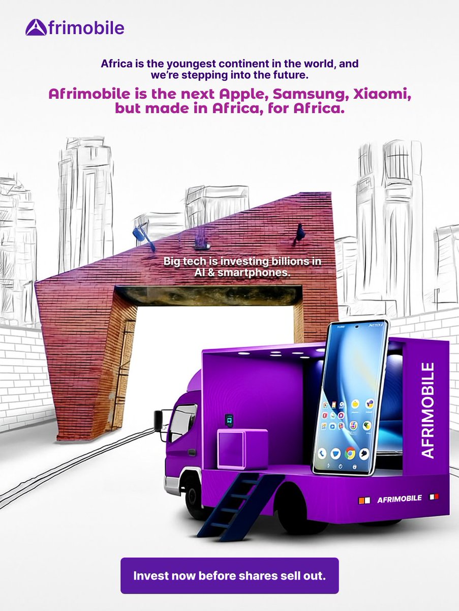 Afrimobilehq's tweet image. Africa is the youngest continent on Earth, and our future is just beginning. 

🚀 Afrimobile is set to become the Apple of Africa—innovating, inspiring, and leading the tech revolution. 🌍✨

📱 Don’t just watch history happen—be part of it now! 

#Afrimobile #TechRevolution