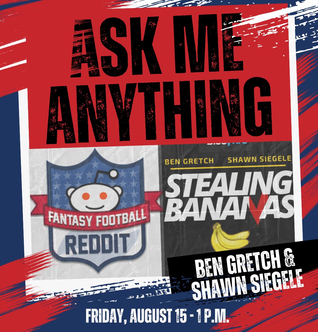 RedditFFMod's tweet photo. To be clear:
• I do not have favorites when I make the #AMAugust calendar. 

• I don't have dates circled because I know they'll be great AMAs with amazing insights.

• I don't have ones I've been looking forward to for weeks.

But if I did 🤔 ...

1 p.m.
r/fantasyfootball https://t.co/MLqmdqhKiz