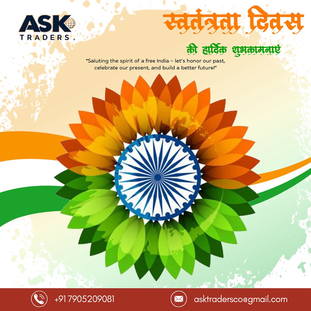 ASKtraders2025's tweet photo. Freedom is our strength, unity is our pride — let’s celebrate the spirit of independent India!

#IndependenceDay2025 #ProudIndian #JaiHind #TricolorPride #AzadiKaAmritMahotsav #VandeMataram #IndiaAt77 #DeshBhakti #CelebrateFreedom #IndianSpirit #UnityInDiversity #NationFirst https://t.co/QLZOlNgBzC