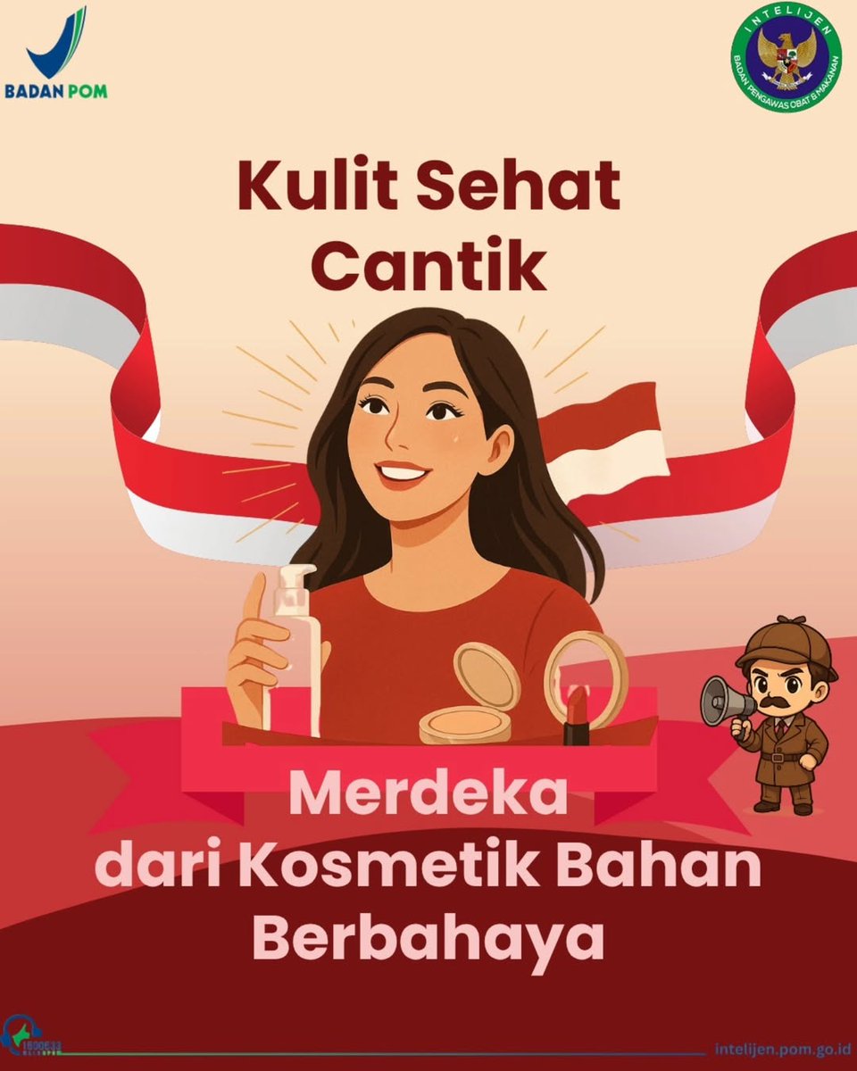 PulaumorotaiB's tweet image. #Repost @intelijen.bpom 
——
Saatnya merdeka dari Kosmetik berbahaya!!, #kulit cantik dan Aman karena merdeka dari kosmetik berbahaya# MERDEKA#KULITSEHAT#ProdukAsliIndonesia