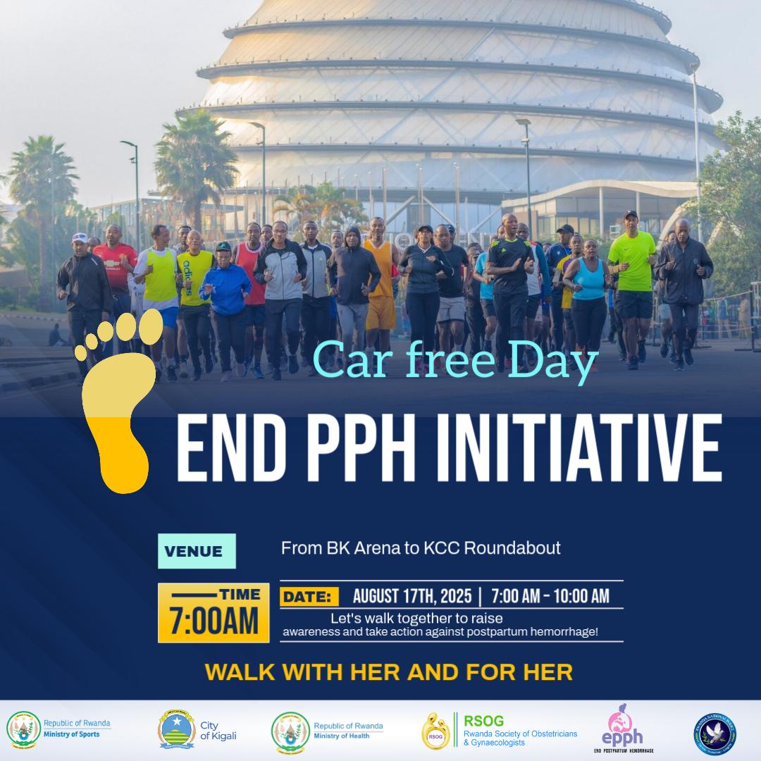 Obimbo24's tweet photo. I am proud of the leadership of the Rwanda Society of Ob/Gyn @rsog_rwanda under President Dr. Victor Mivumbi and MD Dr. Muhuza Parfaite for rising to the challenge of addressing postpartum hemorrhage in Rwanda by raising awareness through the ENDPPH "Run/Walk for Her" initiative https://t.co/V11sAV70qN