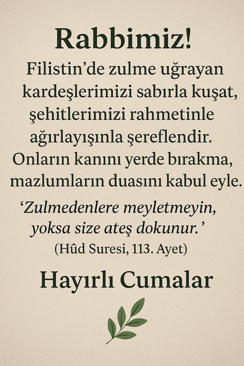 Hayırlı cumalar🤲