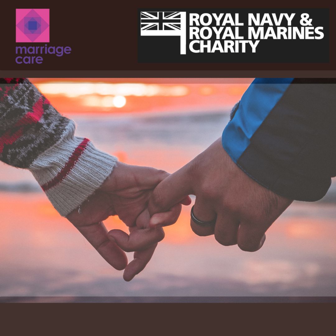 Marriage_Care's tweet photo. Thanks to funding from @rnrmc, @marriage_care is offering free relationship support sessions for @royalnavy, @royalmarines and Royal Fleet Auxiliary  personnel.
The next course starts Monday 1st September and runs Monday evenings for five weeks: https://t.co/IkhjljxHhV https://t.co/By40aHK7jX
