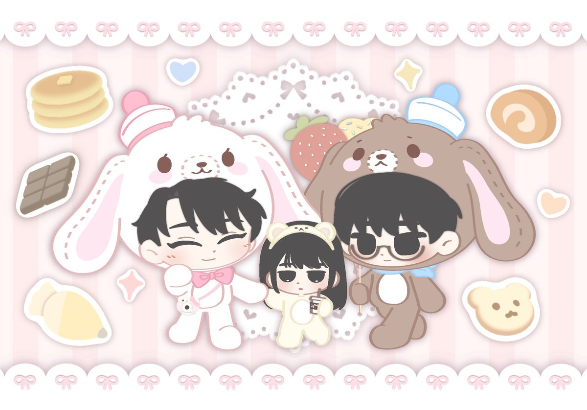 Officersweett's tweet photo. The Lee siblings and Sanrio

#체크메이트
#checkmate https://t.co/m4BrFveNsM