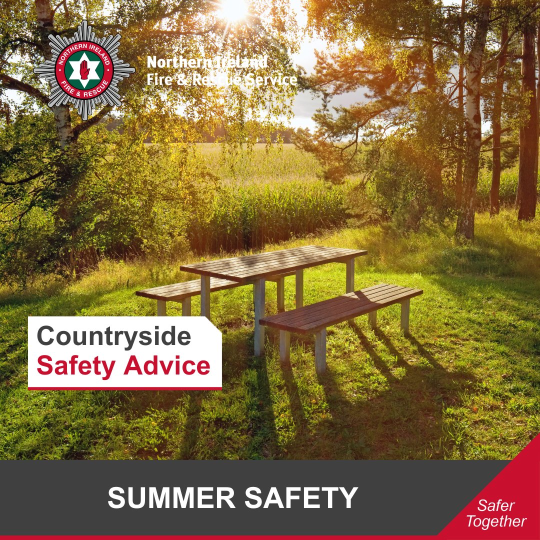 Enjoying the countryside? Prevent a fire by following our safety advice:

🚭Extinguish cigarettes &amp; flammable materials
🚗Never throw cigarette ends out of vehicle windows
🔥Avoid open fires
🚒Be considerate parking so you don’t impede emergency access

🔗nifrs.org/home/staying-s…