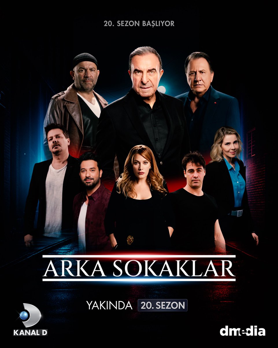 18_ArkaSokaklar's tweet photo. 🚨 20. sezon başlıyor! 🚨

yıllardır ekranların vazgeçilmezi olan #arkasokaklar,
20. sezonuyla ve büyük sürprizlerle geri dönüyor.

arka sokaklar, yeni sezonuyla yakında kanal d’de!

#kanald #dmedia #erlerfilm https://t.co/Al4oietEAg