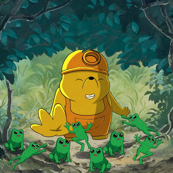 SOLana's woodland nodes buzz with amphibian accord! 🌳🐸​

Hardhat host beams SOL harmony waves. Frog-flock forms encrypted consensus ripples.