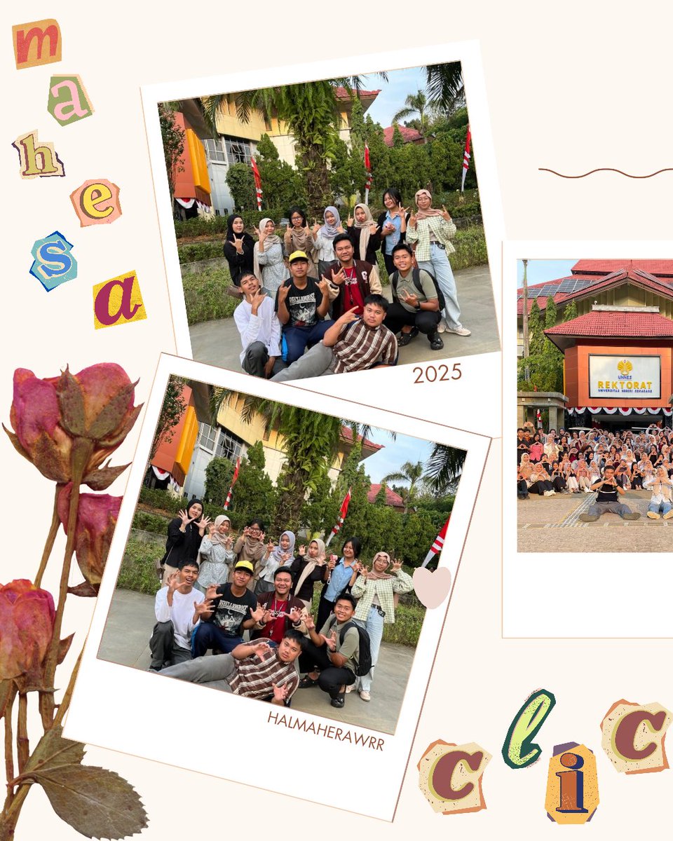 allabouteyou's tweet photo. Halo, Mahesa!

Perkenalkan, saya Fairuz Raya Anastasya, mahasiswa baru Program Studi Akuntansi, Fakultas Ekonomika dan bisnis, Universitas Negeri Semarang.

Di momen PKKMB UNNES 2025 ini, saya bertemu dengan teman-teman baru di Universitas Negeri Semarang dari kelompok Halmahera. https://t.co/BDdhq4cSs3