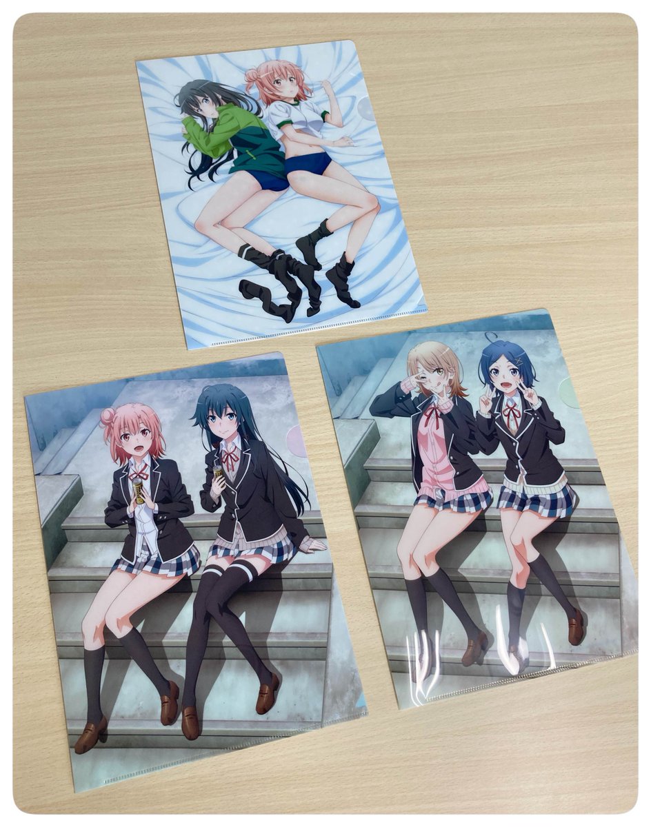 描き下ろし】クリアファイル（テニスウェア）」雪乃、結衣、いろは