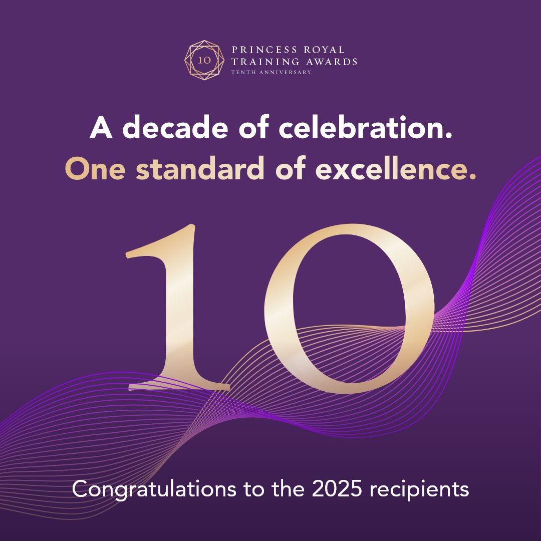 cityandguilds's tweet photo. Please welcome the 2025 recipients of the #PrincessRoyalTrainingAwards  

Join us in congratulating the organisations who have met the standard of excellence for the #PRTA2025 

Read more here 👇
https://t.co/r0ZLU9G6qG https://t.co/CQc17KFlHk