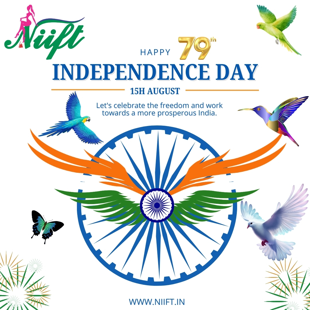 NIIFT_Institute's tweet photo. 79th Independence Day – A Salute to Our Freedom

At @NIIFT_Institute, we honor the sacrifices that built our free nation and embrace the responsibility to shape a brighter tomorrow.

#IndependenceDay2025 #79YearsOfFreedom #ProudToBeIndian #JaiHind #NIIFTBBSR https://t.co/Uwtgki9ILR