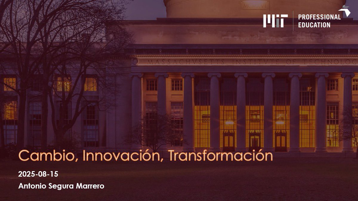💬 Cambio, Innovación, Transformación 

En el contexto educativo representan etapas muy distintas:

 🔄 Cambio es mover piezas.
 💡 Innovación es repensar el tablero.
 🚀 Transformación es rediseñar el juego entero.

#InnovaciónEducativa #TransformaciónDigital #MIT #Educación