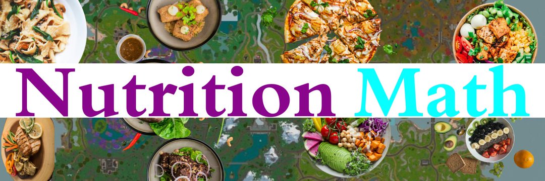 revswebdesign's tweet image. Made this new header for @Nutritionmath which moonlights as a logo for nutritionmath.com as well. What do you guys think