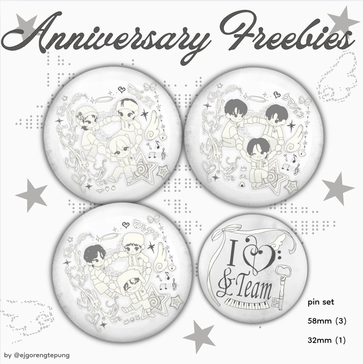 rts and 🤍 are appreciated 

‧₊˚ 𝄞 &amp;TEAM 3rd Anniversary Freebies ⊹ ࣪ ˖
by <a href="/ejgorengtepung/">M 𝄞🪽</a> 

how to claim
✦ rt &amp; like this post 
✦ fill the form! (link open until 20 Aug) 
✦ set to 9.322 no refund 
✦ more details and 🔗: bit.ly/4mes68z