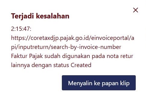 Chekoutime's tweet photo. Hallo @kring_pajak kalo seperti ini kenapa ya kak ? Mau buat retur pajak masukkan https://t.co/dTokKb86D8