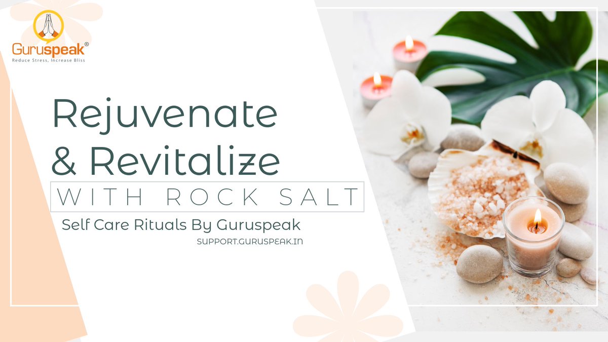 Discover the healing powers of rock salt for body and mind. Learn how daily application supports #circulation, balances energy, and promotes overall wellness. support.guruspeak.in/portal/en/kb/a…