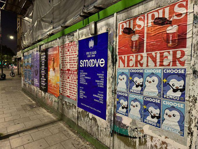 nftpugde's tweet photo. 🐧 Pudgies making waves in London! 🇬🇧 The $PENGU movement continues to expand globally, showing the strength of the @pudgypenguins brand and community. From the UK to the world — this is just the beginning. 🌍✨ #PENGU #PudgyPenguins #NFTCommunity https://t.co/LRGmyFaE3i