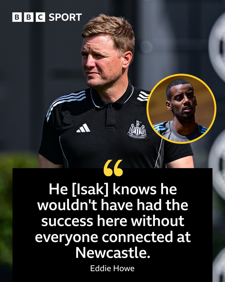 Eddie Howe has spoken to Razor about Aston Villa, new signings, Isak developments and the impact on the team ⚫⚪

#NUFC | @Raisbeck10 

🔊 LISTEN HERE: bbc.in/4fDLSrK