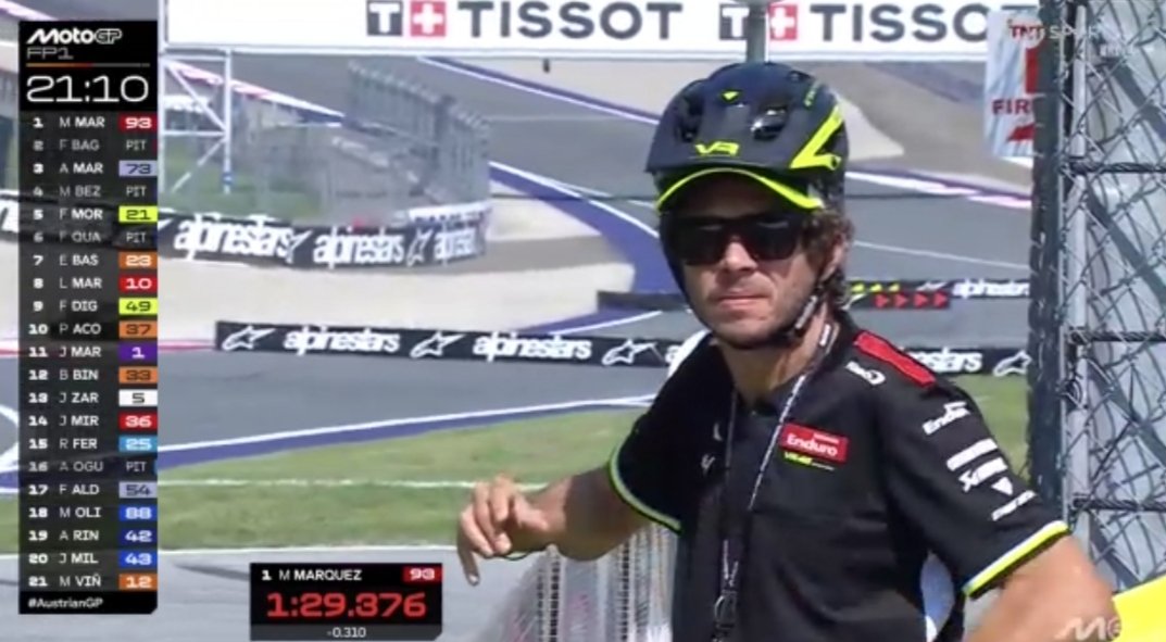 wetfroggie's tweet image. VALE LOOKING AT HIS PHONE WHILE MARC WAS PASSING IN FRONT OF HIM 😭

"what i like is he wasn't looking at marc" 😭😭