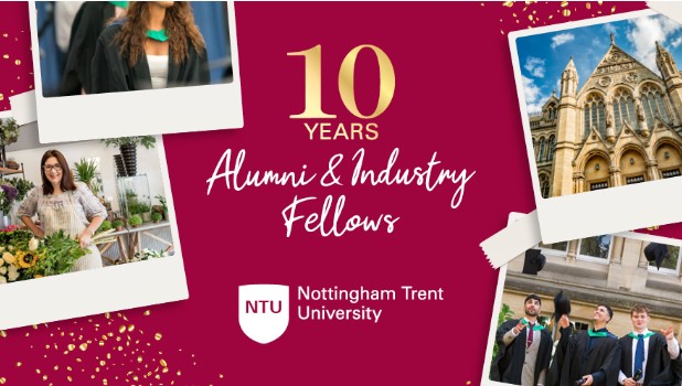 Celebrating 10 Years of the <a href="/NottmTrentUni/">Nottingham Trent University</a>  Alumni &amp; Industry Fellowship Programme 🎉 #NTUAlumni  #NottinghamTrentUniversity