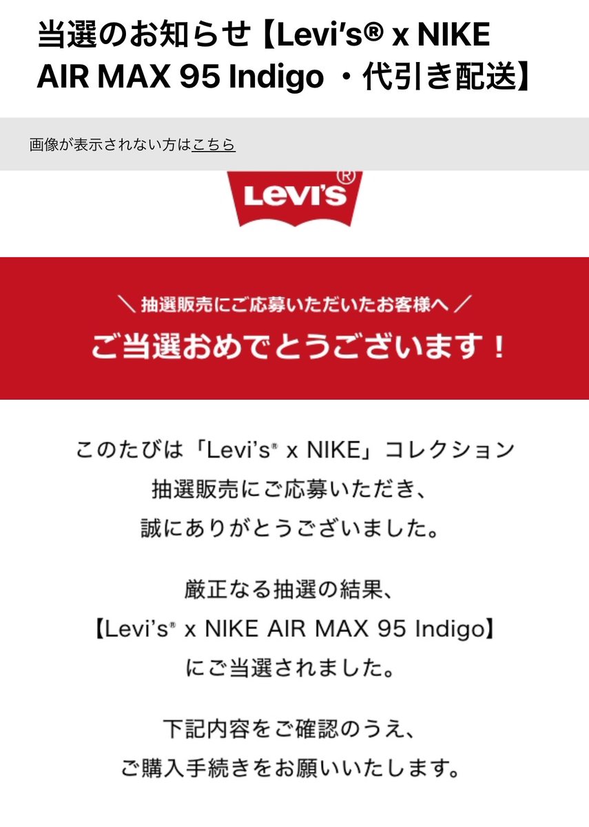あ、当たった！？
とりあえずお金準備だけはしとかないと💦
#NIKE