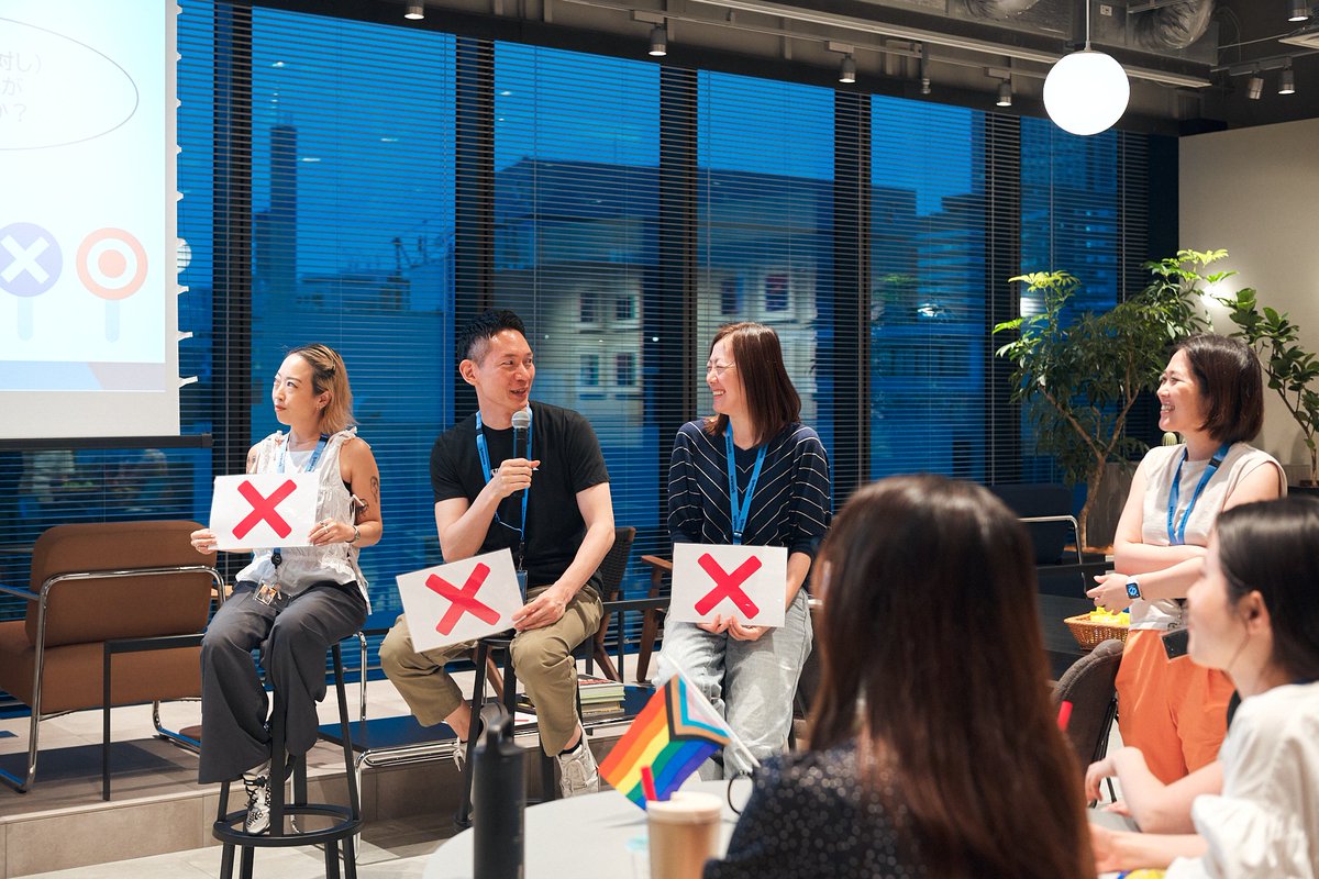 【イベントレポート｜Pride of We 】
WeWork赤坂グリーンクロスで開催されたLGBTQ+理解イベント「Pride of We」🌈
株式会社アカルクによる講演、ワークショップ、交流を通じて「知る」だけでなく「共に創る」ための実践的な知識とアクションを学びました✨
▼イベントレポートはこちら