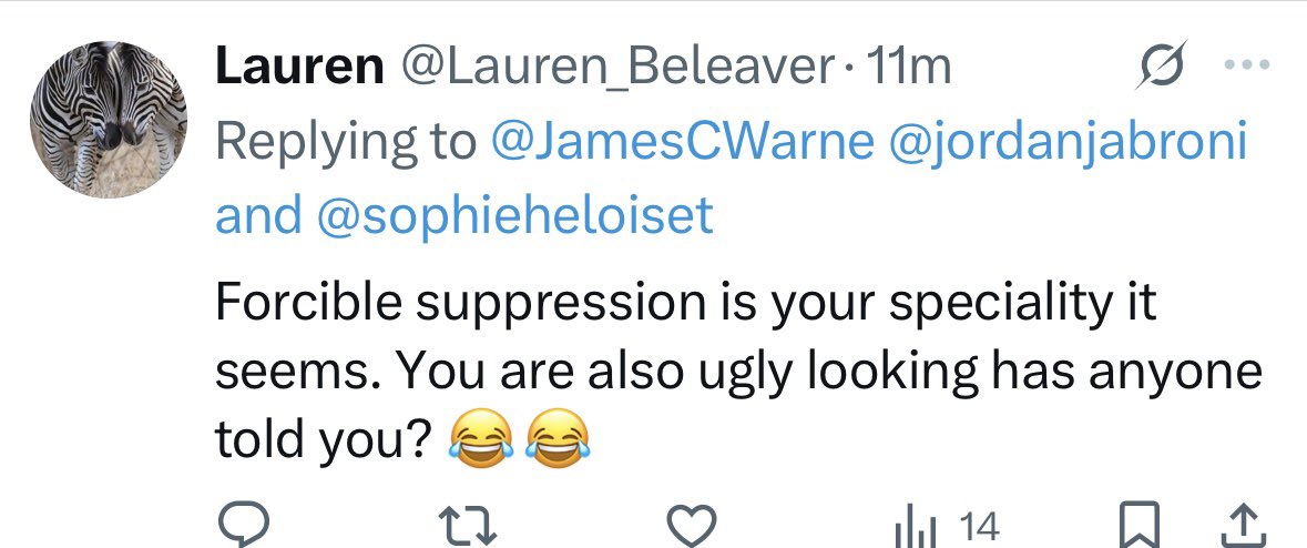 James C Warne tweet media