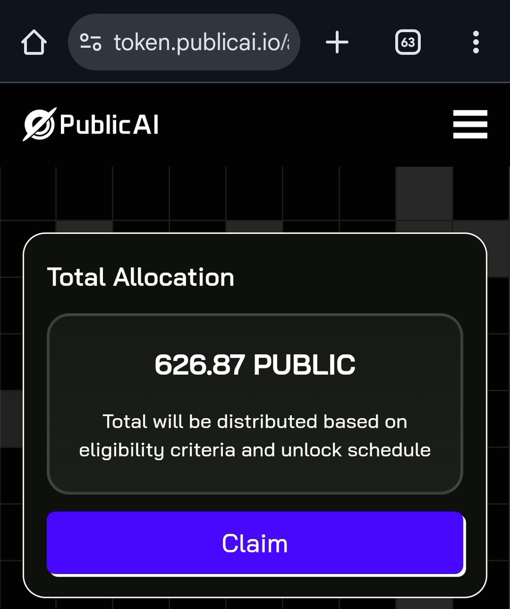 KBamidu's tweet photo. @2FishCrypToo @PublicAI_ I am eligible for over 626 PUBLIC tokens.

Like many of you usually say: "Not much, but honest work," haha.

I will deposit them on Bitget via the PUBLIC Candybomb to earn more PUBLIC tokens. https://t.co/v2HcySLVyA