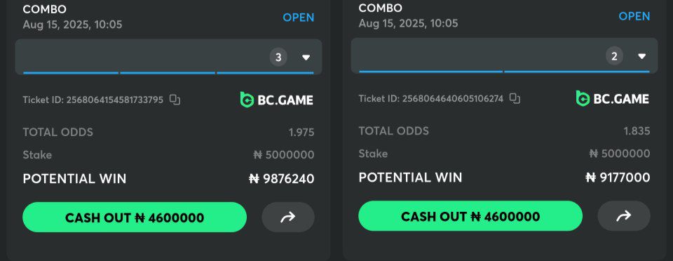 REGISTER FOR B.C GAME 
PROMO CODE 👉 playmaker1

Click on Here to Register.
👇👇
partnerbcgame.com/vf911a475
partnerbcgame.com/vf911a475

GET $100 BONUS ON DEPOSIT

GLOBAL BOOKING CODE 👉 330CF23 / 7AACA91

NIGERIAN BOOKING CODE 👉 4346003 / FD4A4AE

BC GAMES SPECIALS...Tickets 🎟️
