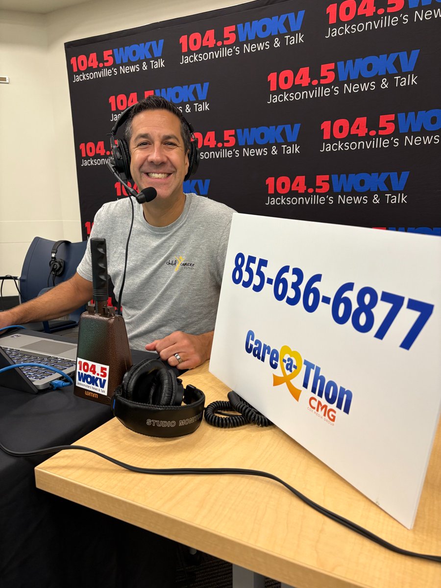 WOKV News (@wokvnews) on Twitter photo We are LIVE for the 11th annual #CareAThonJax presented by Duval Asphalt! Let's make those phones ring and raise funds for <a href="/CCFJacksonville/">Child Cancer Fund</a> and the local children and families they support! We are LIVE for the 11th annual #CareAThonJax presented by Duval Asphalt! Let's make those phones ring and raise funds for <a href="/CCFJacksonville/">Child Cancer Fund</a> and the local children and families they support!