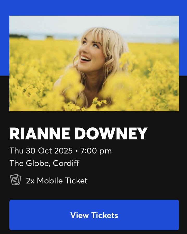 Juggling_Words's tweet photo. And we’re in! Another date for the diary!
@riannedowney_ conquered Cardiff Castle with @PaulHeatonSolo - and now she’s back in the city like a ray of sunshine to brighten a winter’s night! 🌒
This wee lass is one to watch, peeps! 👀
#MusicIsRealLifeMagic 🎶 ✨ 🎟️ https://t.co/t5SSsnDTMz