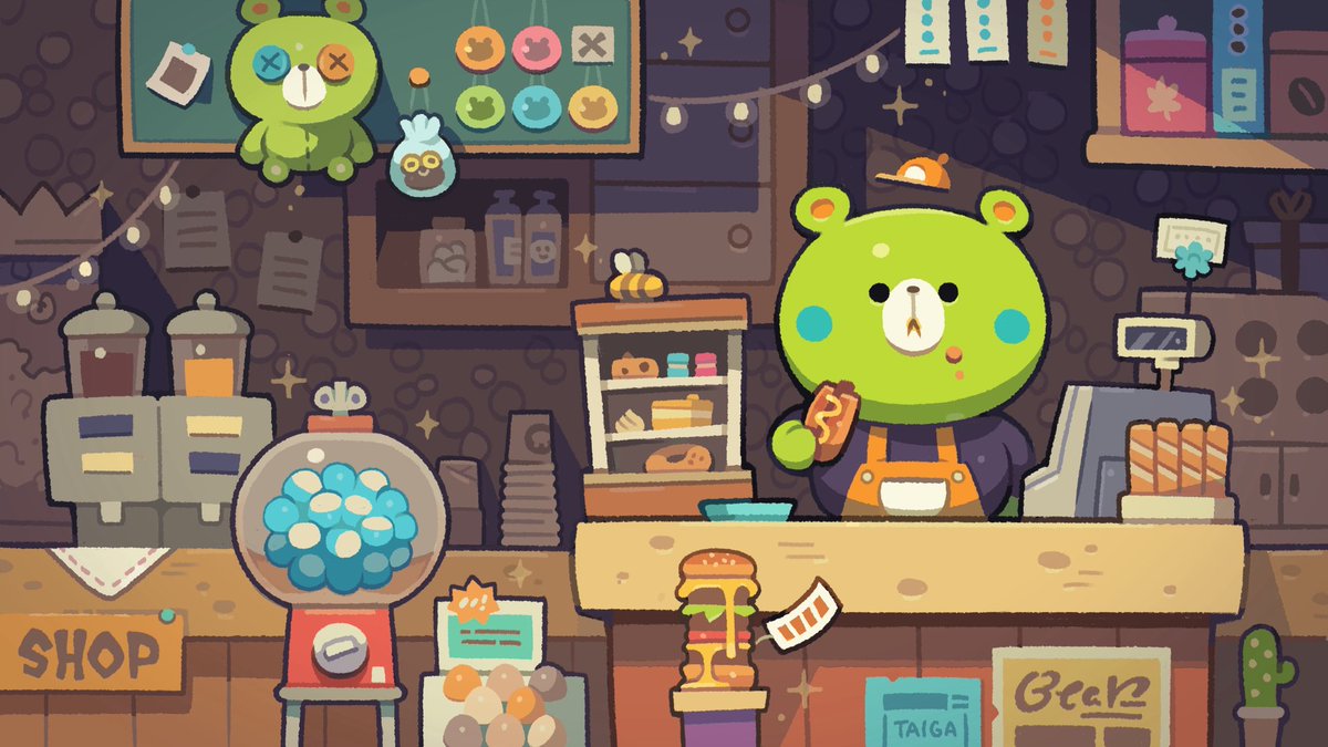 taiga080521's tweet photo. クマのカフェ / Bear's cafe https://t.co/N7JmvQJit2