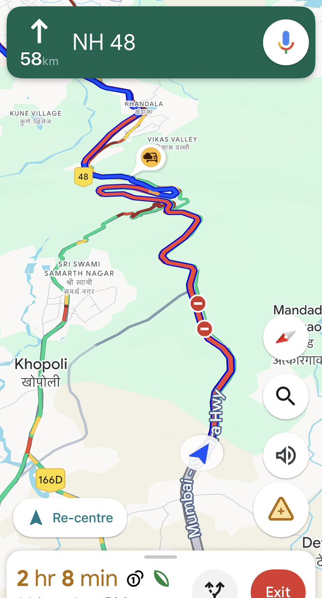 Vimalsumbly's tweet photo. 58 km → 2 hrs 8 mins on Mumbai–Pune Expressway today. We pay premium tolls for speed, safety & efficiency — got a crawling traffic mess instead. This isn’t an “expressway”, it’s an expensive parking lot @CMOMaharashtra
#MumbaiPuneExpressway #TrafficMess https://t.co/okDXoNPLNx