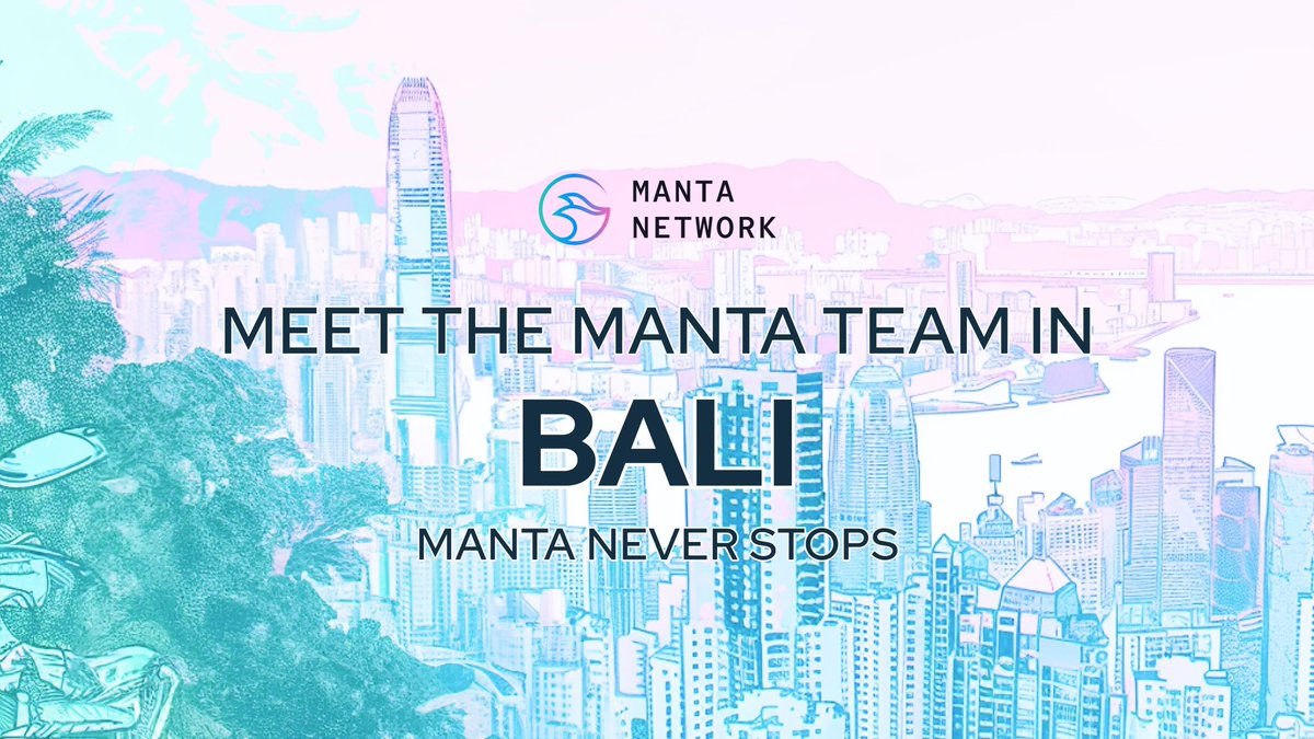 Bali, we meet again 🌴🌊

Manta returns to Bali for Coinfest, connecting with builders and innovators across a wave of side events.

↓ Agenda’s out. Now it’s your move. Meet us there.