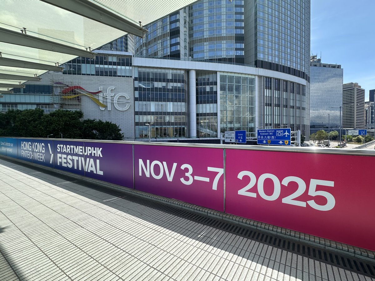 HongKongFinTech (@hongkongfintech) on Twitter photo 🚀Hong Kong FinTech Week x StartmeupHK Festival 2025 is here!🌟Our outdoor banners are now live at the footbridge linking the pier to IFC and the iconic Central Escalator. Scan the QR code and explore what’s in store for our 10th Anniversary!🎉Stay tuned: fnvr.se/ooh-FintechHK-X 🚀Hong Kong FinTech Week x StartmeupHK Festival 2025 is here!🌟Our outdoor banners are now live at the footbridge linking the pier to IFC and the iconic Central Escalator. Scan the QR code and explore what’s in store for our 10th Anniversary!🎉Stay tuned: fnvr.se/ooh-FintechHK-X